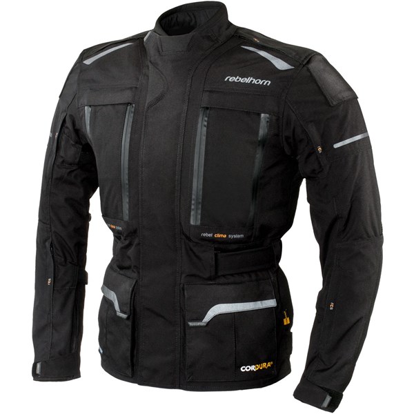 Mc Herr Læder Jakke Rebelhorn Hardy Pro Black M REBELHORN REBELHORN