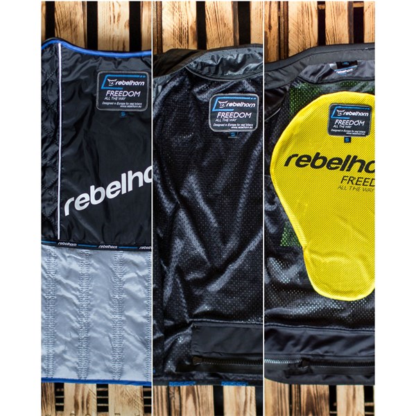 Mc Herr Læder Jakke Rebelhorn Hardy Pro Black M REBELHORN REBELHORN