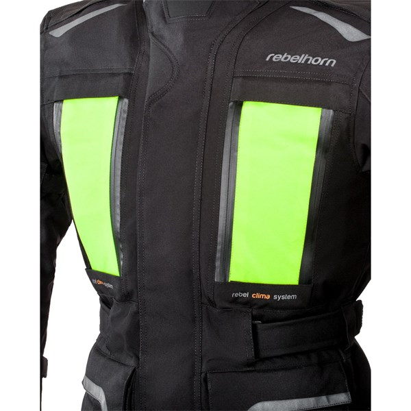 Mc Herr Læder Jakke Rebelhorn Hardy Pro Black M REBELHORN REBELHORN