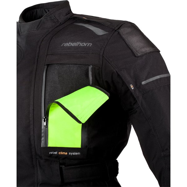 Mc Herr Læder Jakke Rebelhorn Hardy Pro Black M REBELHORN REBELHORN
