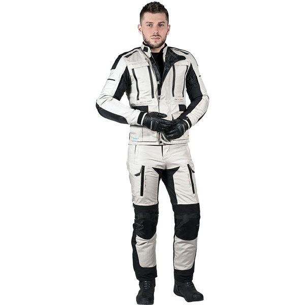 Mc Herr Læder Jakke Rebelhorn Hardy Pro Gray XXL REBELHORN REBELHORN