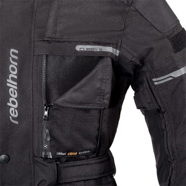 Mc Herr Læder Jakke Rebelhorn Cubby III Black M REBELHORN REBELHORN
