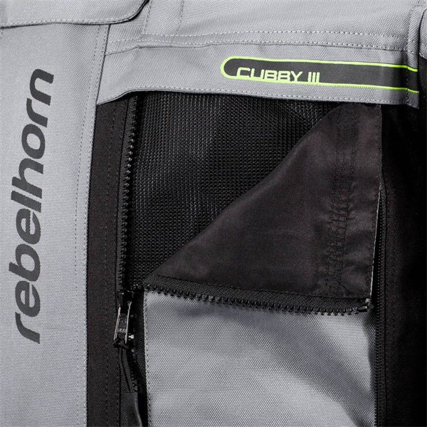 Mc Herr Læder Jakke Rebelhorn Cubby III Gray XL REBELHORN REBELHORN