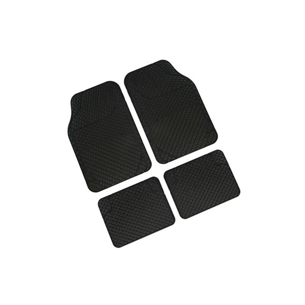 Gummimåtter - PVC bilmåtter - 4st