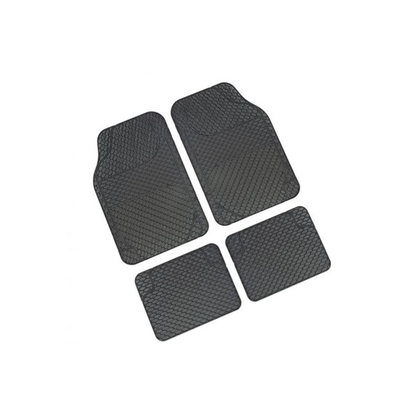 Gummimåtter - PVC bilmåtter - 4st