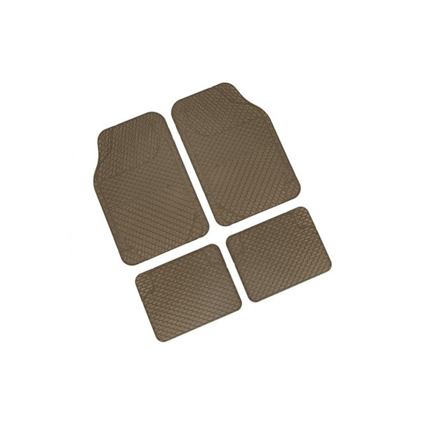 Gummimåtter - PVC bilmåtter - 4st