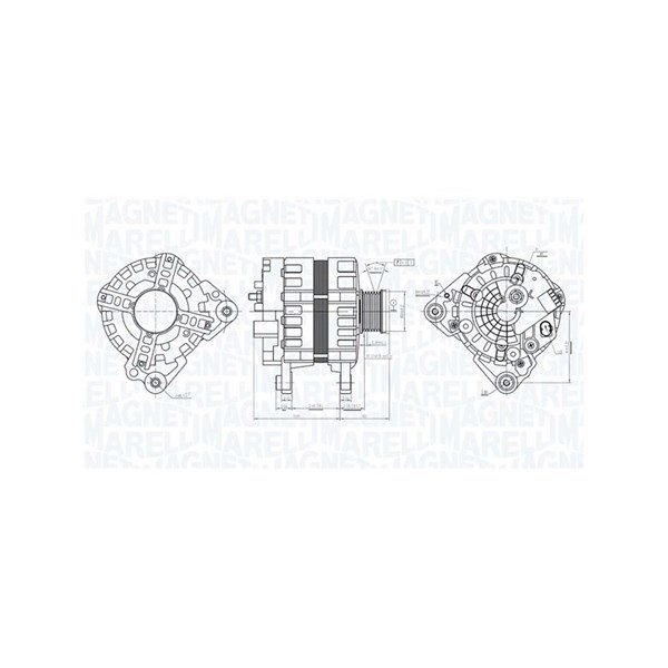 Generator 12V 110A MAGNETI MARELLI MAGNETI MARELLI