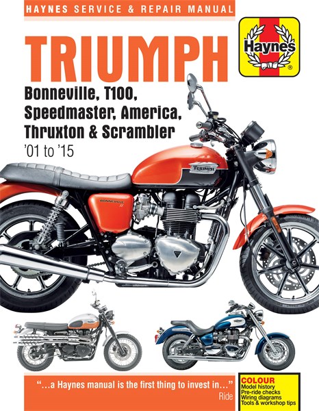 Servicebog - Haynes Reparationshåndbog, Triumph 2001-2015 HAYNES Haynes
