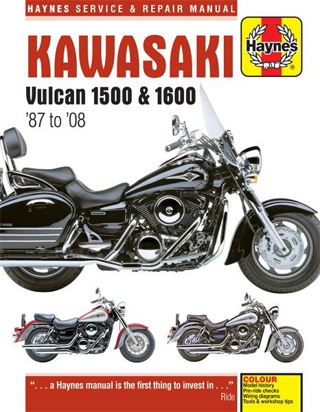 Haynes Reparationshåndbog, Kawasaki Vulcan 1500/1600 87-08  HAYNE Haynes