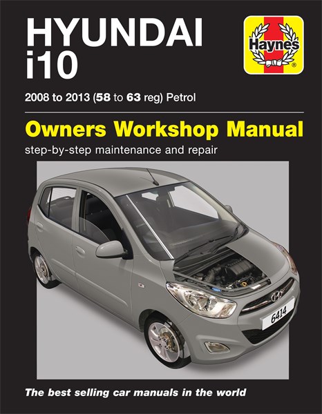Haynes Reparationshåndbog, Hyundai i10 2008-2013 Benzin  HAYNES Haynes