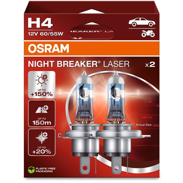 NIGHT BREAKER® LASER 12V OSRAM OSRAM NIGHT BREAKER® LASER 12V OSRAM OSRAM