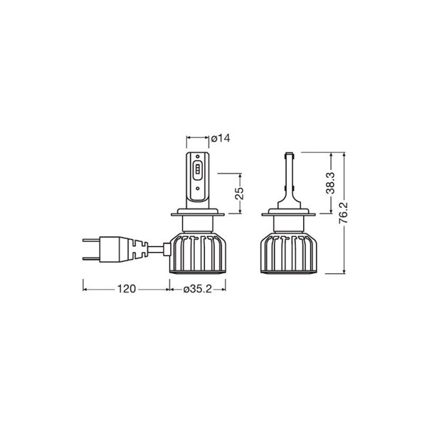 LEDriving® HL VINTAGE 12V OSRAM OSRAM LEDriving® HL VINTAGE 12V OSRAM OSRAM