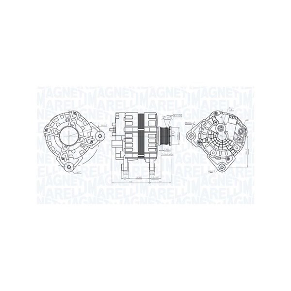Generator 12V 90A MAGNETI MARELLI MAGNETI MARELLI