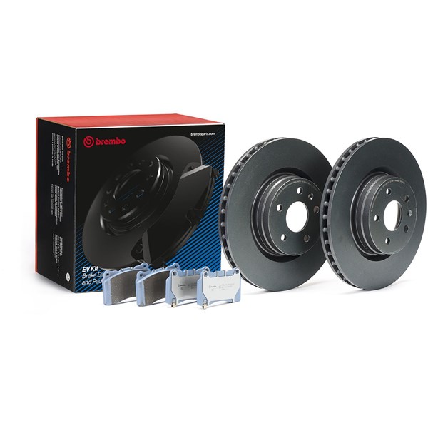 Bremsesæt, Skivebremser Indvendig ventileret, Foraksel BREMBO BREMBO