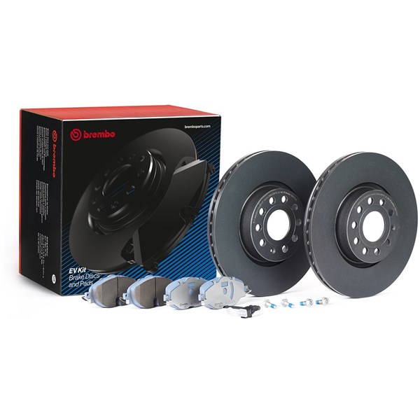 Bremsesæt, Skivebremser Indvendig ventileret, Foraksel BREMBO BREMBO