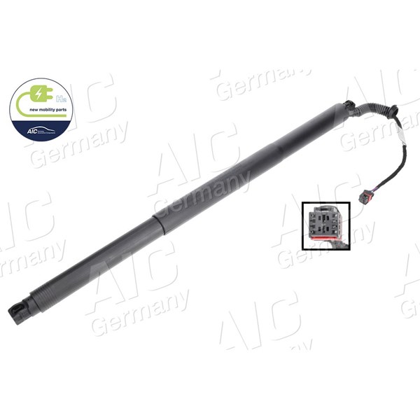 Elmotor, bagklap, Bagved til højre AIC AIC