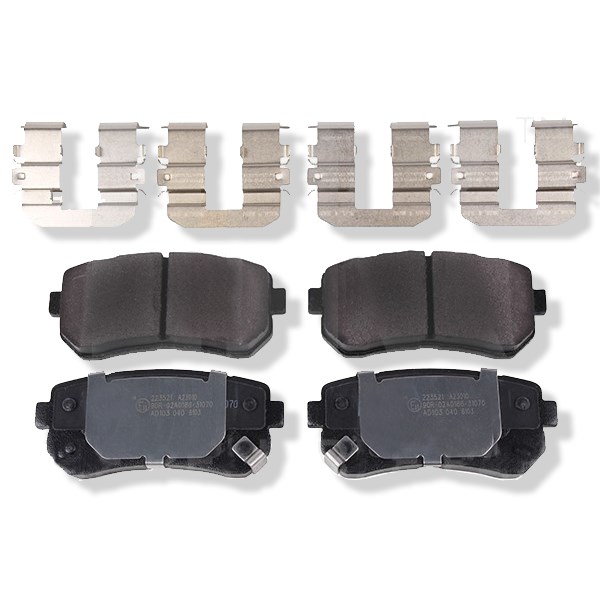 Bremseklodser Kia Sportage III, Bagaksel Skruvat plus