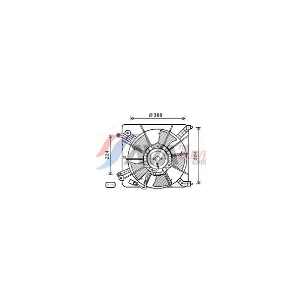 Ventilator, motorkøling AVA QUALITY COOLING AVA QUALITY COOLING
