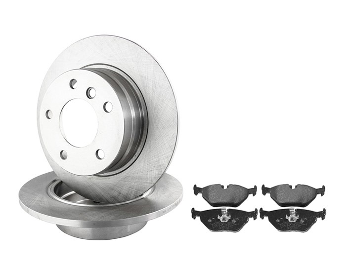 Bremsesæt, Skivebremser Skoda Superb II kombi, Bagaksel Skruvat plus