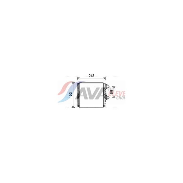 Varmeelement, kabinevarme AVA QUALITY COOLING AVA QUALITY COOLING