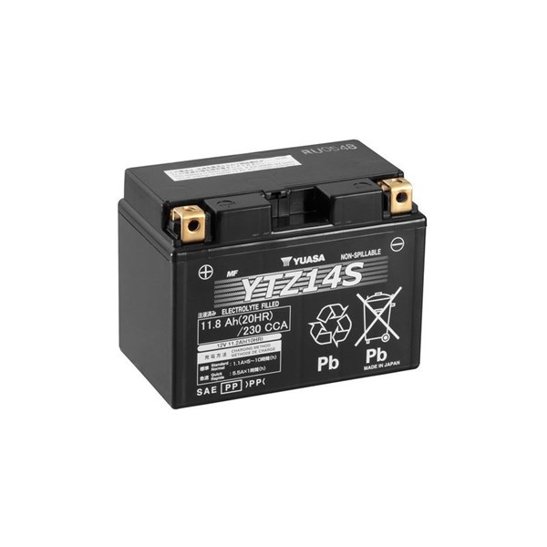 High Performance Maintenance Free 12V YUASA YUASA