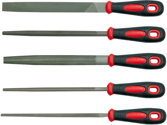 Filsæt - Metallfil sæt 200mm 5 stk vare VOREL VOREL