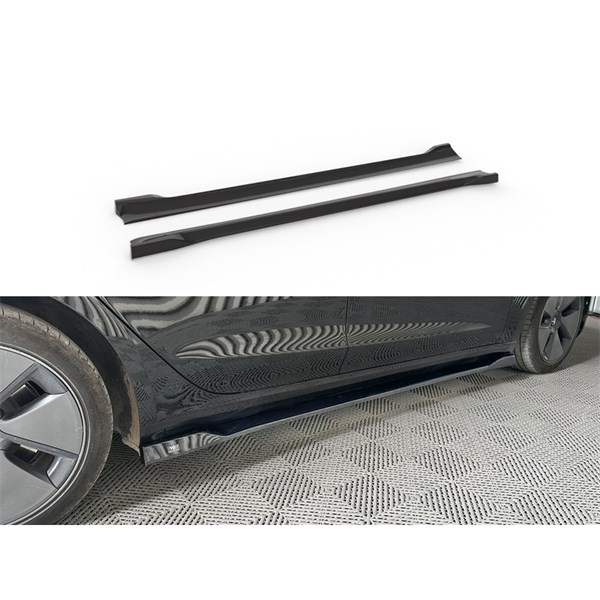 Sideskørter Tesla Model 3 2017-2023 & FL 2023- MOTORDROME Motordrome