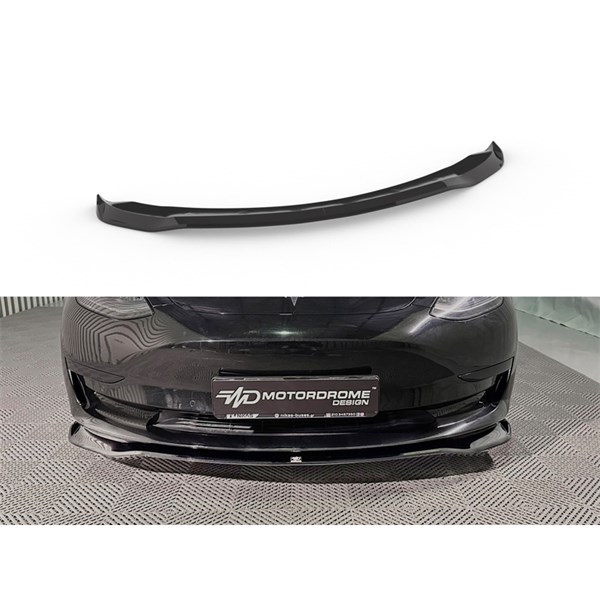Front spoiler Tesla Model 3 2017-2023 MOTORDROME Motordrome