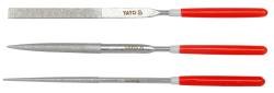 Diamantnålfil sæt 3 stk 3x140x50mm YATO Yato