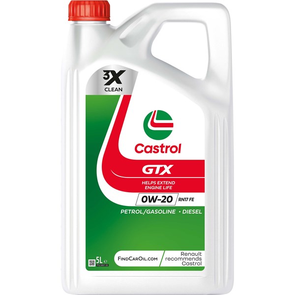 Motorolie Castrol GTX 0W-20 RN 17 FE CASTROL CASTROL