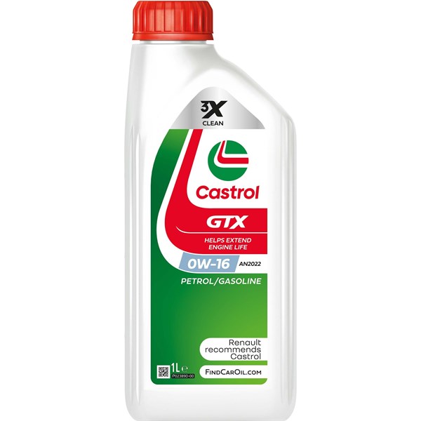 Motorolie Castrol GTX 0W-16 AN2022 CASTROL CASTROL