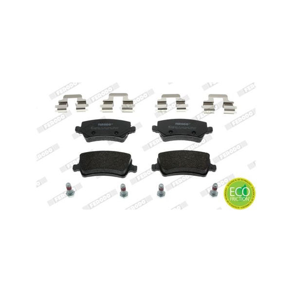 Bremseklodser Solid, Bagaksel FERODO FERODO