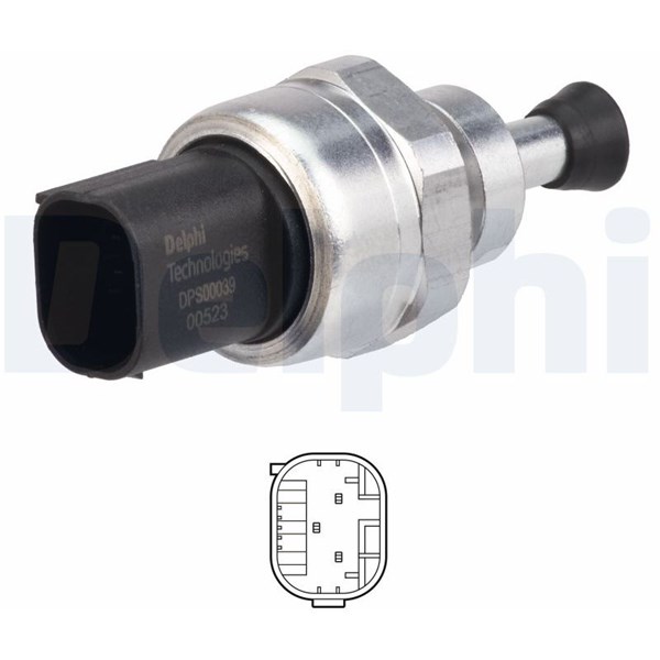 Sensor,udstødningstryk DELPHI DELPHI