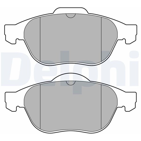 Bremseklodser, Foraksel DELPHI DELPHI