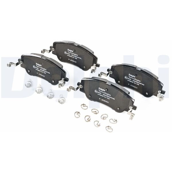 Bremseklodser, Foraksel DELPHI DELPHI