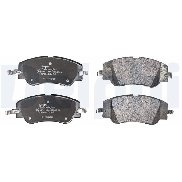 Bremseklodser, Foraksel DELPHI DELPHI