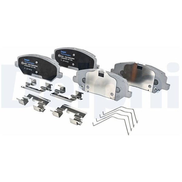 Bremseklodser, Foraksel DELPHI DELPHI