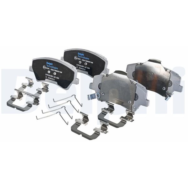 Bremseklodser, Foraksel DELPHI DELPHI