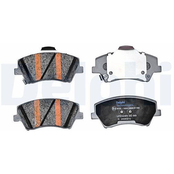 Bremseklodser, Foraksel DELPHI DELPHI