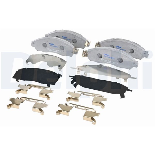 Bremseklodser, Foraksel DELPHI DELPHI