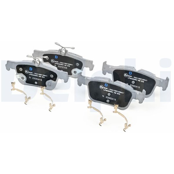 Bremseklodser, Bagaksel DELPHI DELPHI