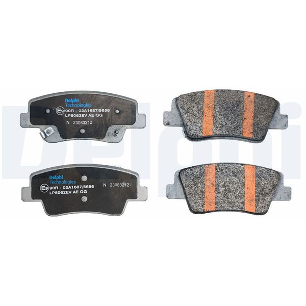 Bremseklodser, Bagaksel DELPHI DELPHI