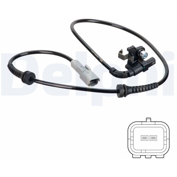 ABS Sensor, Bagaksel DELPHI DELPHI