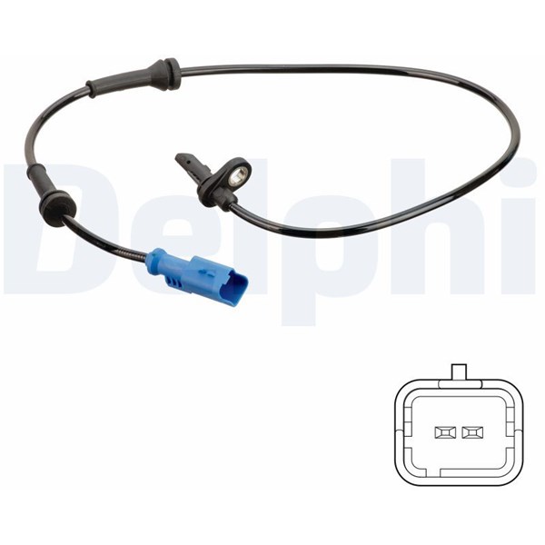 ABS Sensor, Bagaksel DELPHI DELPHI
