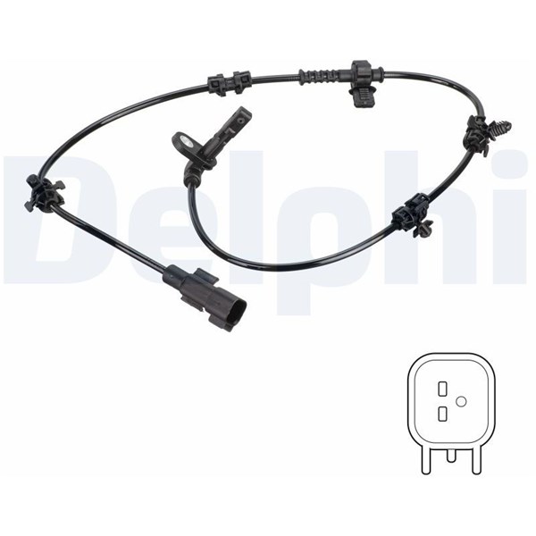 ABS Sensor, Bagaksel DELPHI DELPHI