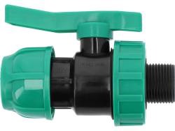 Kugleventil 32 mm x 1" PP FLO Flo