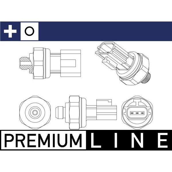 Trykkontakt, klimaanlæg MAHLE BEHR *** PREMIUM LINE *** MAHLE