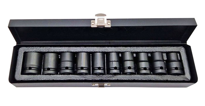 Slagnøgle sæt 10 dele 1/2" 10–22mm