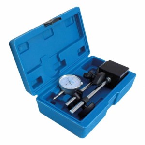 Måleur med magnetfod i kuffert