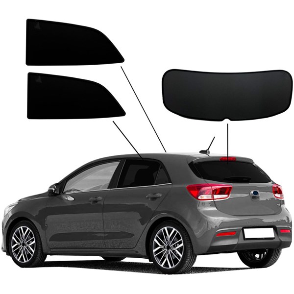 Solbeskyttelse Kia Rio IV (YB), Bag SUNCLIP SunClip